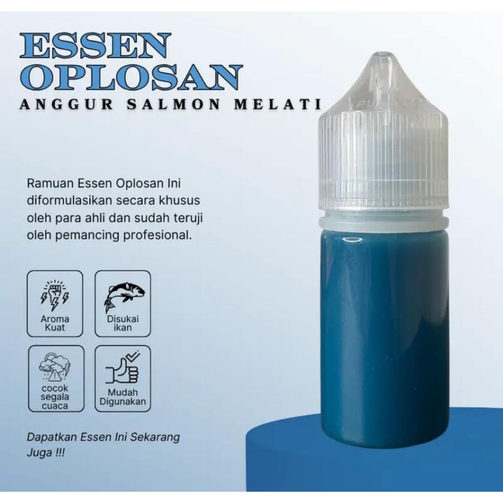 Essen oplosan  ikan mas aroma anggur salmon melati