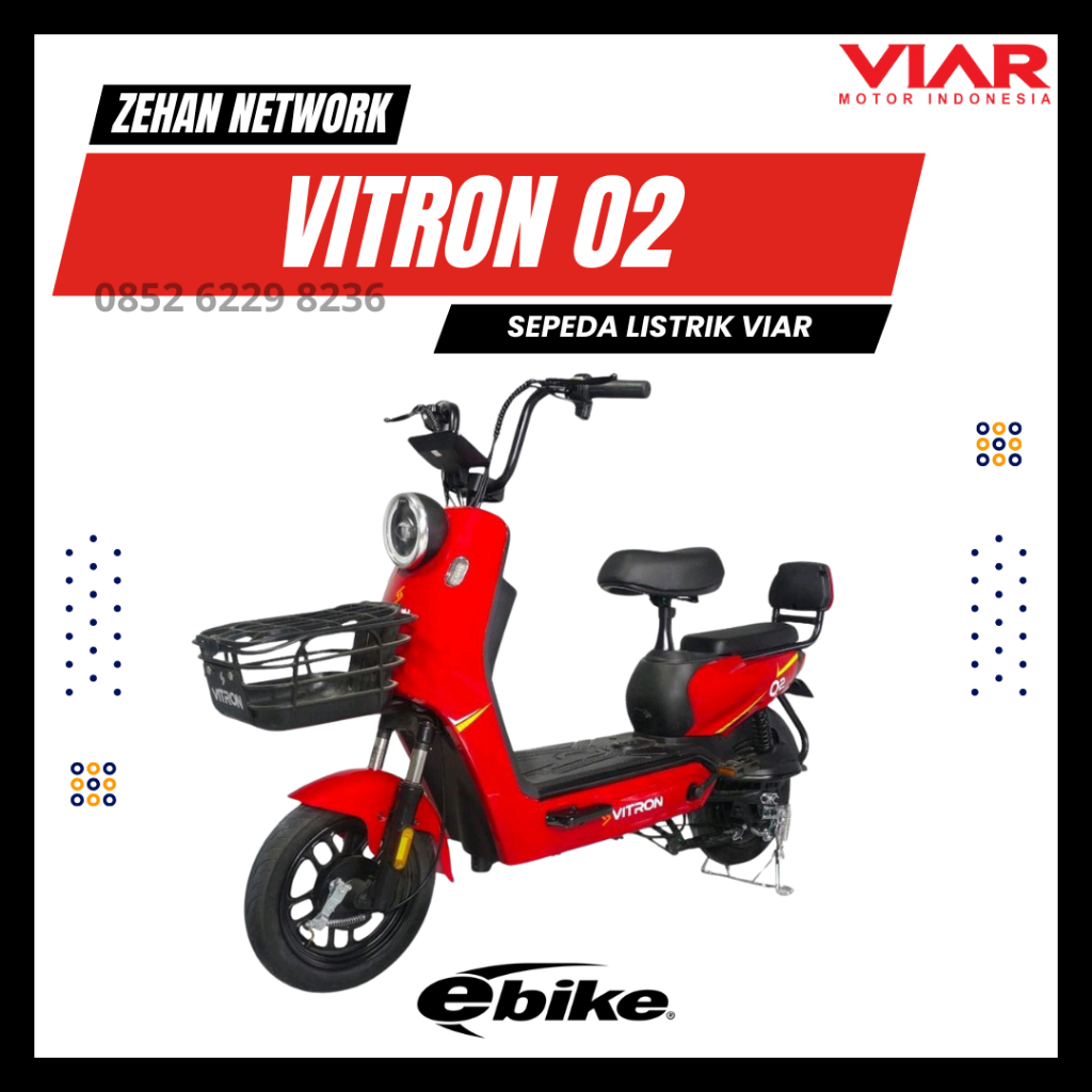 Sepeda Listrik - Vitron O2 By Viar Motor Indonesia / Sepeda Listrik Viar