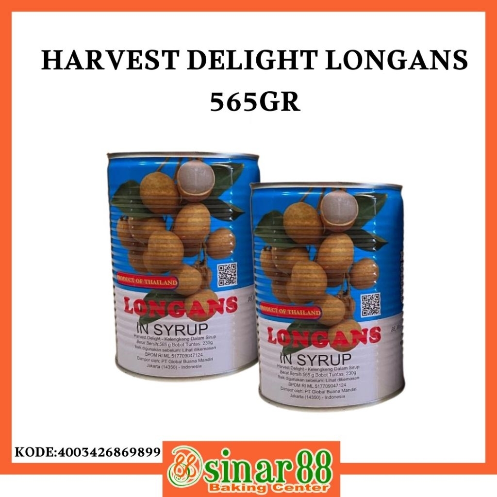 

HARVEST DELIGHT LOGANS 565GR