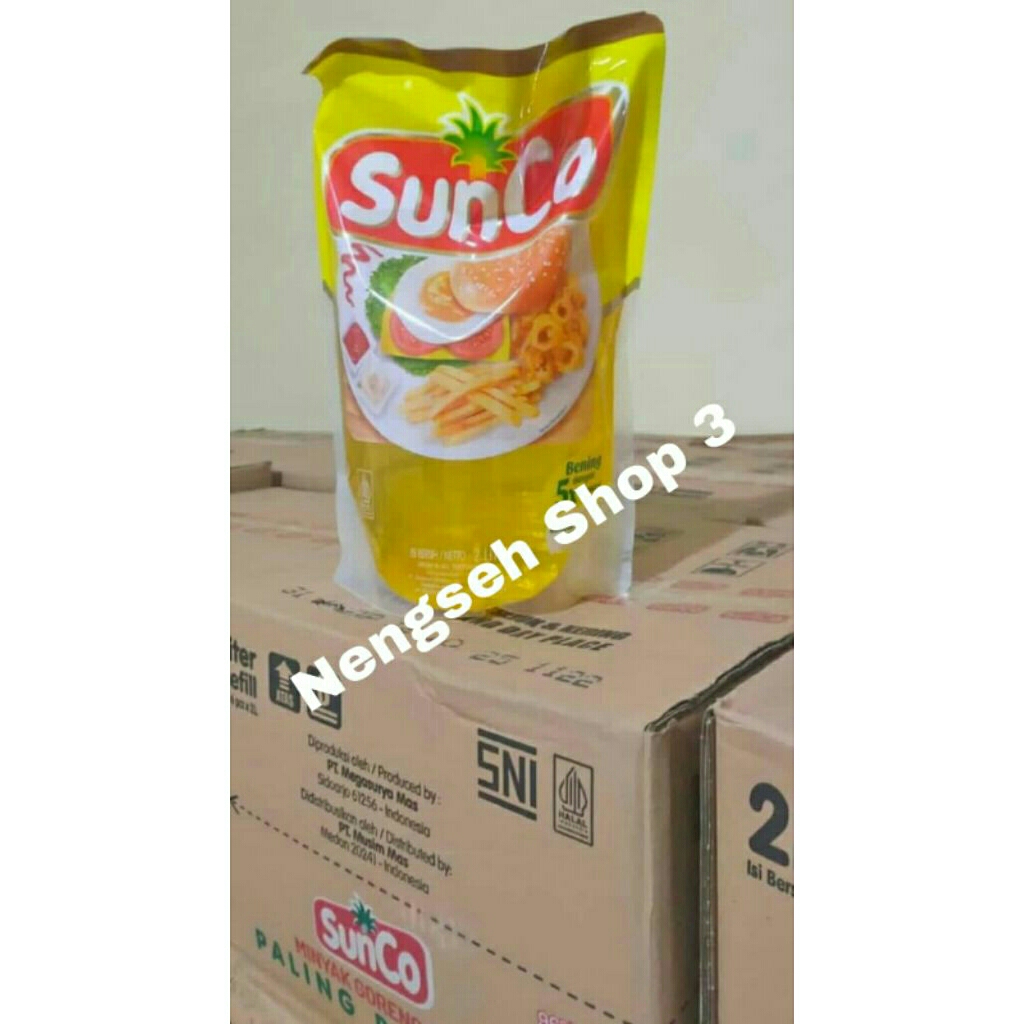 

(LANGSUNG KIRIM ) TANPA PO MINYAK GORENG SUNCO 2 LITER 1 POUCH