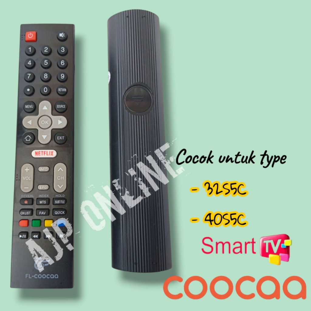 Remote TV Coocaa Android Smart TV Coocaa 32S5C Coocaa 40S5C