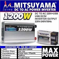 INVERTER MITSUYAMA DC TO AC 300W 500W 600W 1200W MS INV
