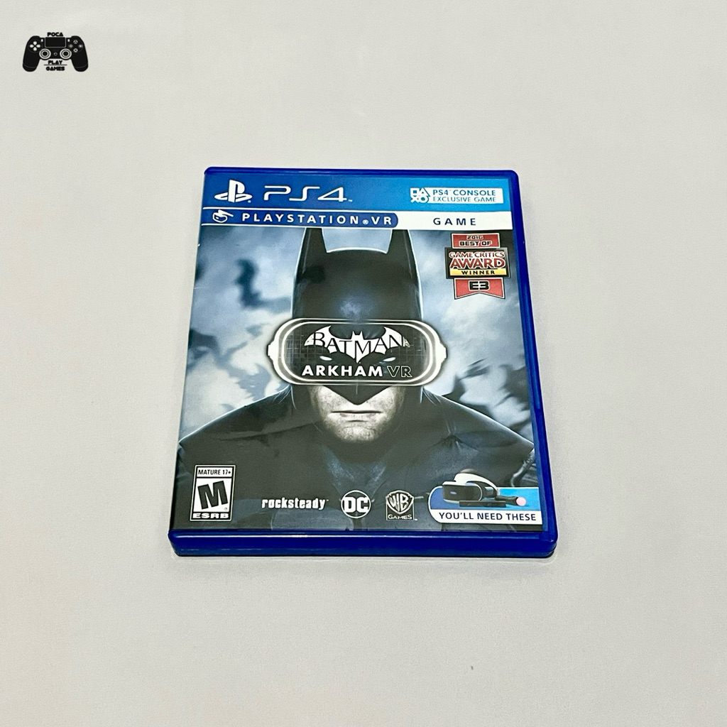 Kaset BD PS4 Batman Arkham VR Virtual Reality - Second / Bekas