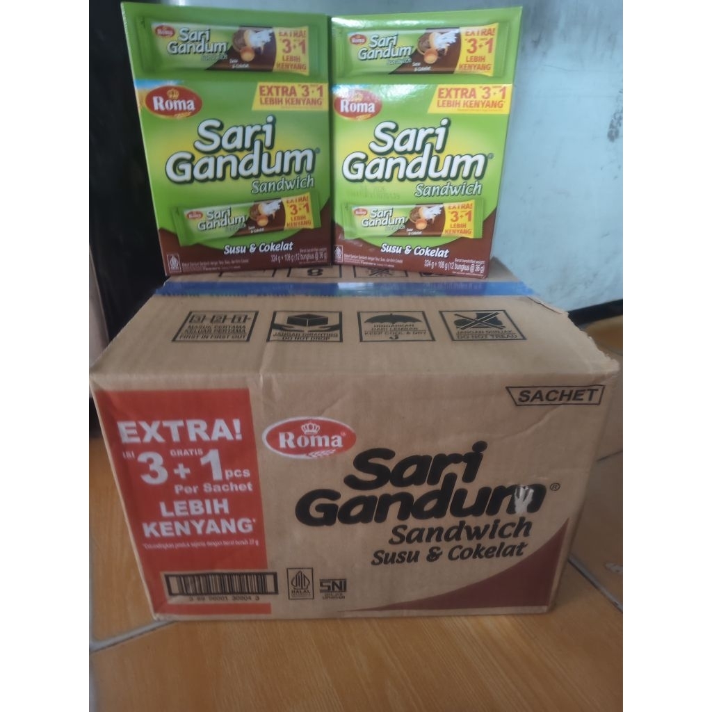 

Roma Sari Gandum Sandwich isi 10box