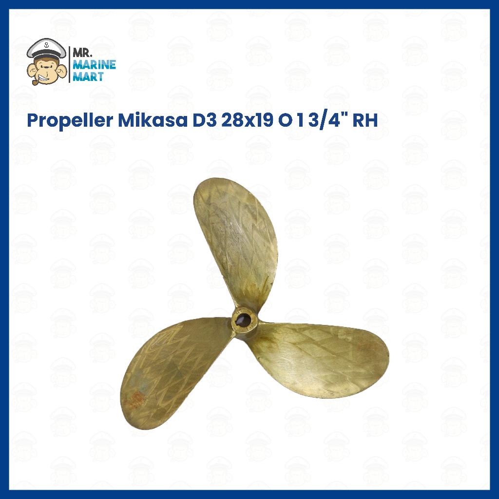 Propeller D3 28x19 O 1 3/4" RH Mikasa Baling Baling Kapal