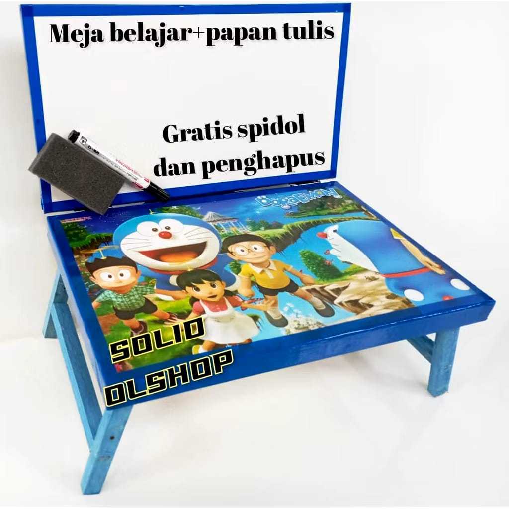 

1 set meja lipat + papan tulis/papan tulis karakter/meja belajar/papan tulis whiteboard
