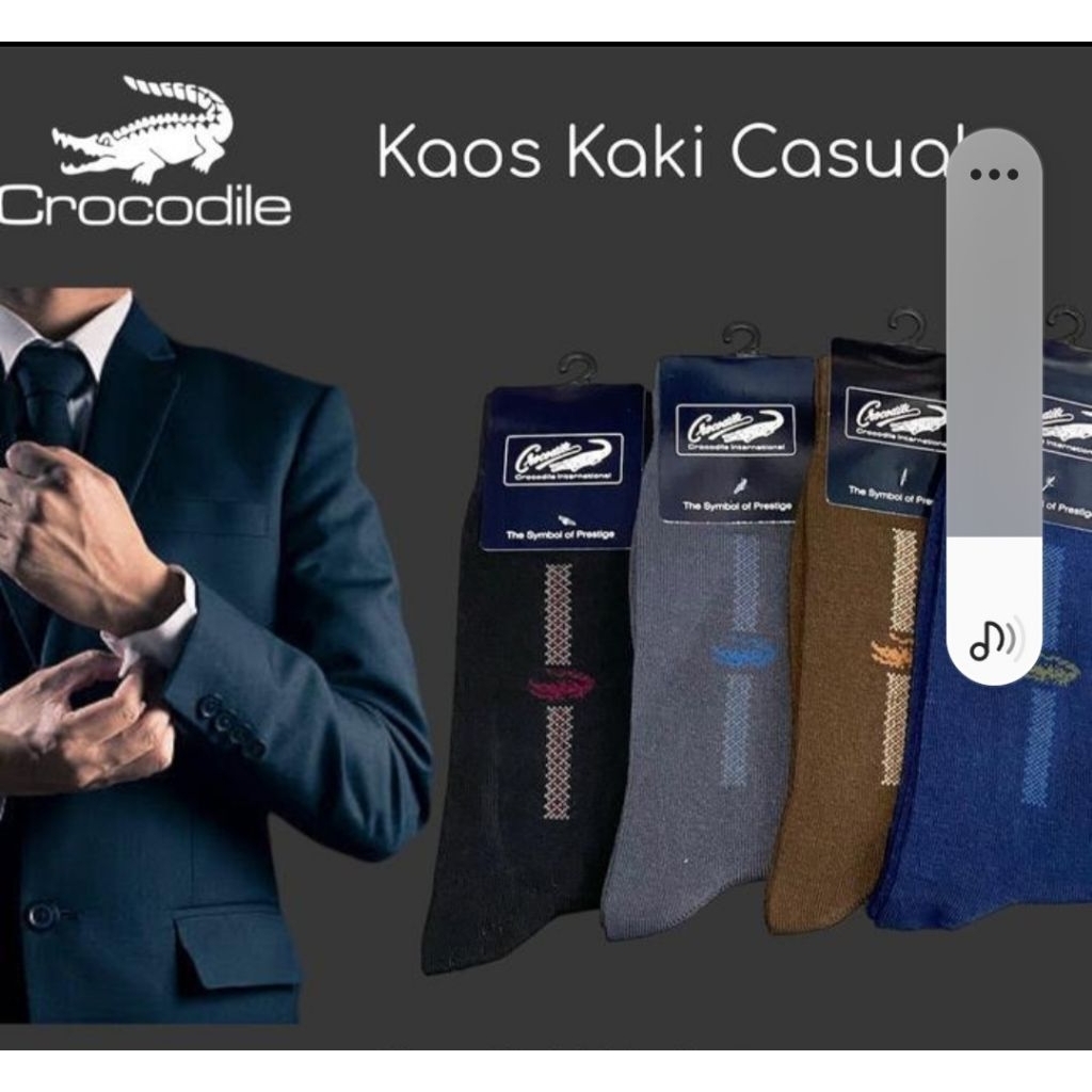Kaos kaki kantor Crocodile