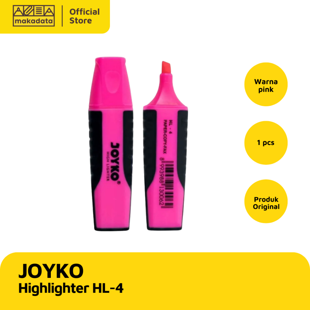 

HIGHLIGHTER / FLOUR JOYKO HL-4 PINK (1 PCS) MURAH