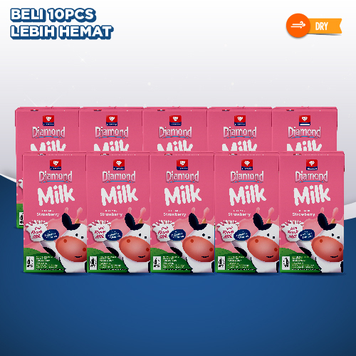 

DIAMOND MILK UHT STRAWBERRY 125 ML BELI 10 PCS LEBIH HEMAT