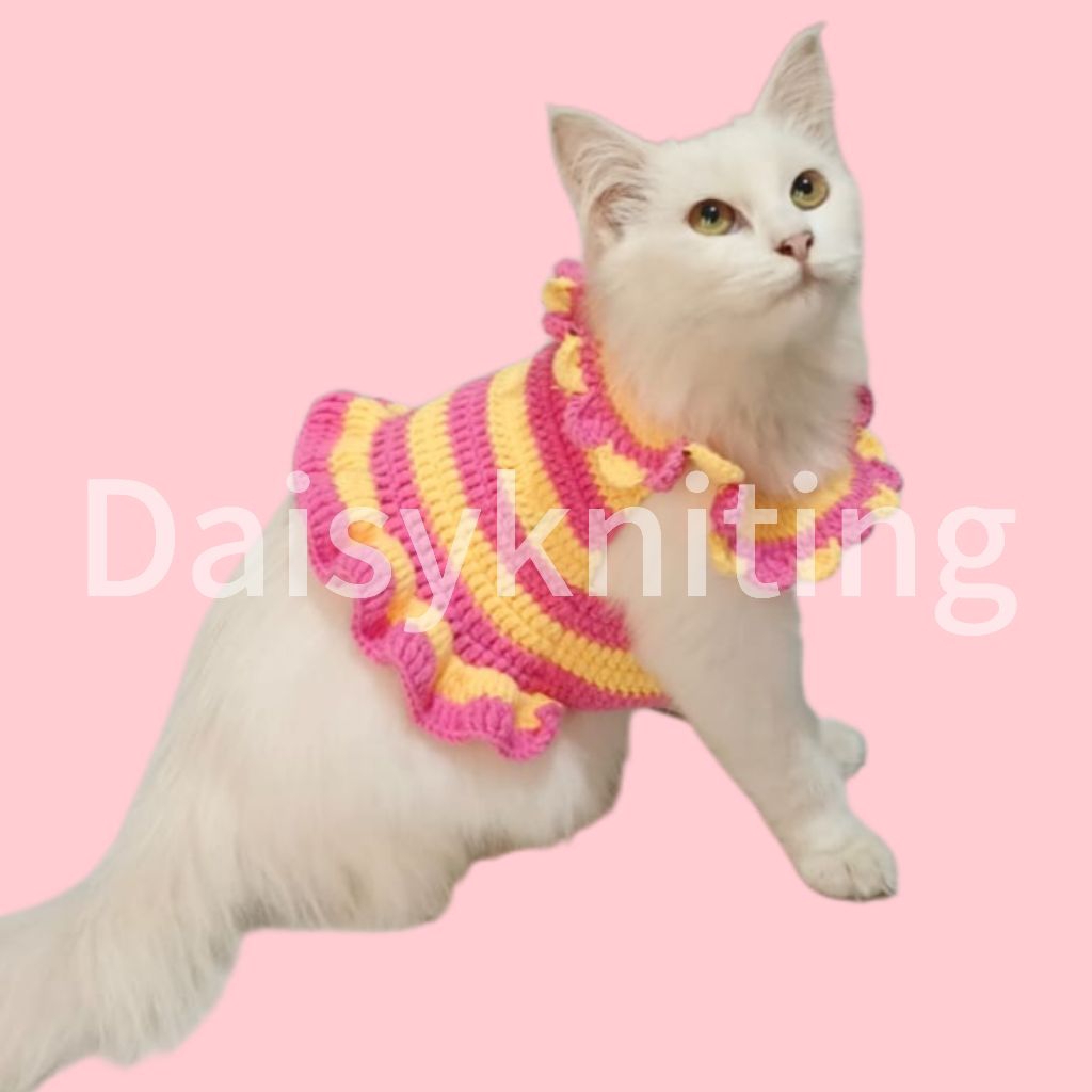 Baju rajut kucing / baju kucing / baju kucing lucu