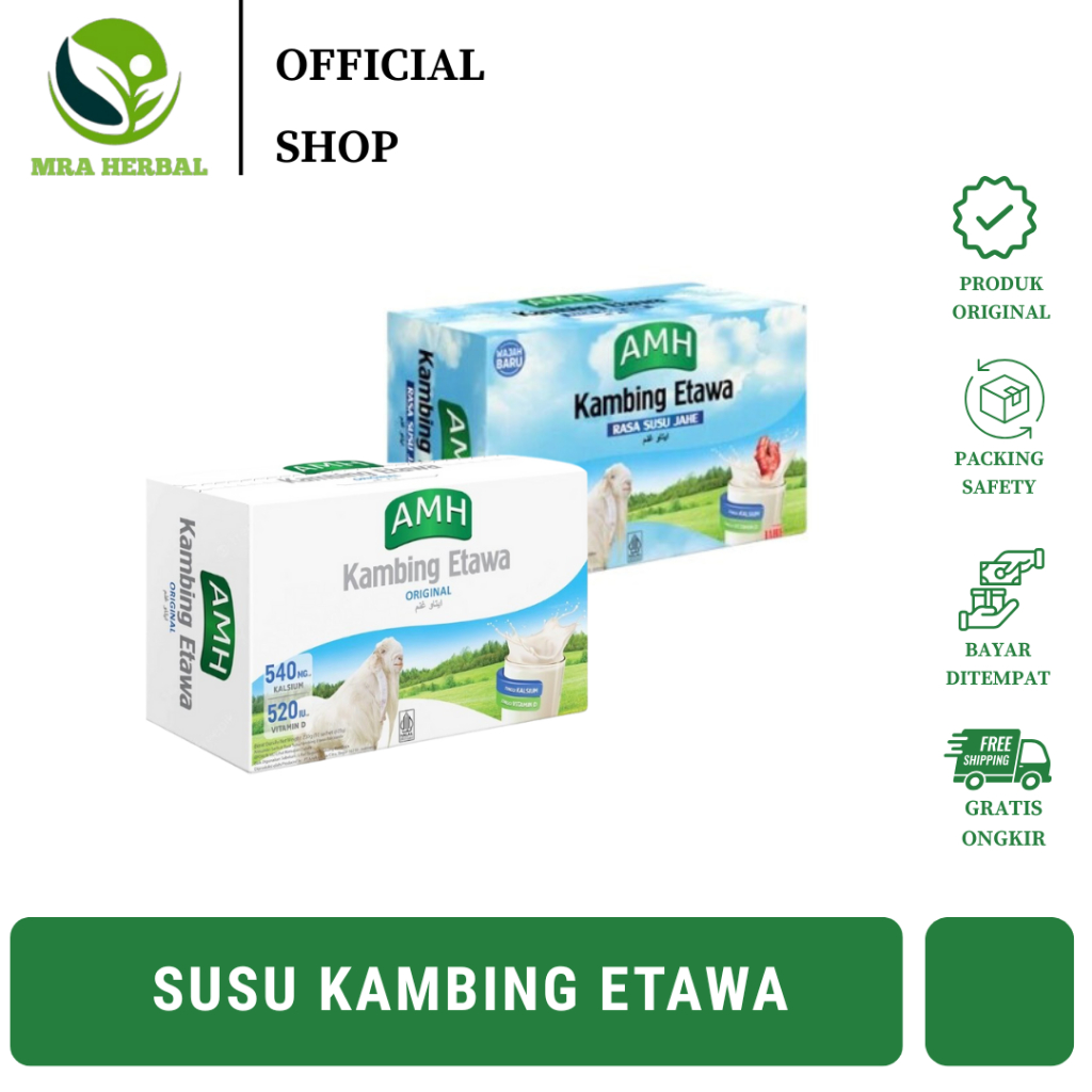 

Skygoat Susu Kambing Etawa Per Box | Susu Kambing Bubuk | Sky Goat Per Box - Isi 10 Sachet