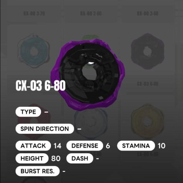 Beyblade X - CX 03 Ratchet 6-80