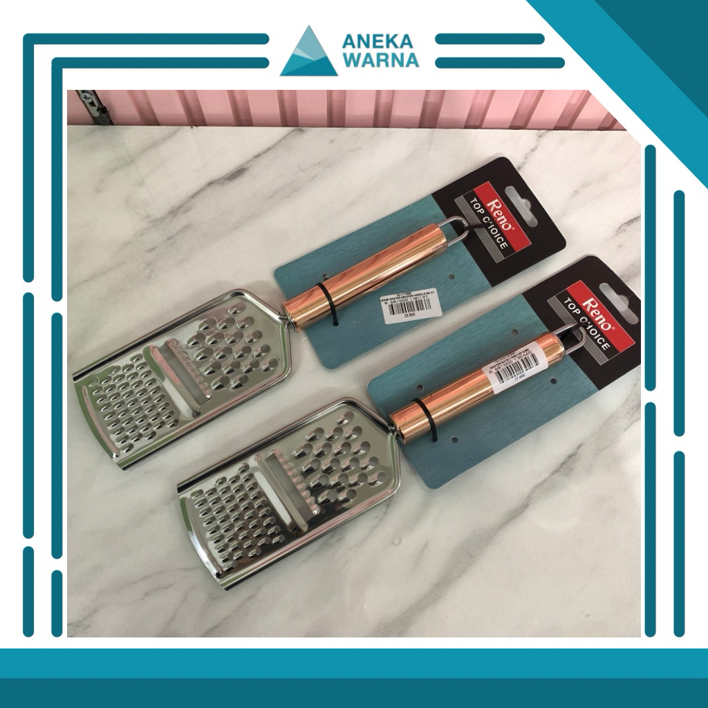 RENO - PARUTAN KEJU CHEESE GRATER WOODEN HANDLE MA-HY732041