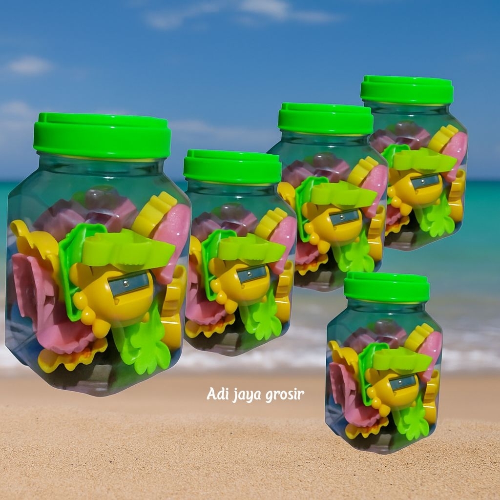 

PENYERUT PENSIL satu toples berisi 24 pcs