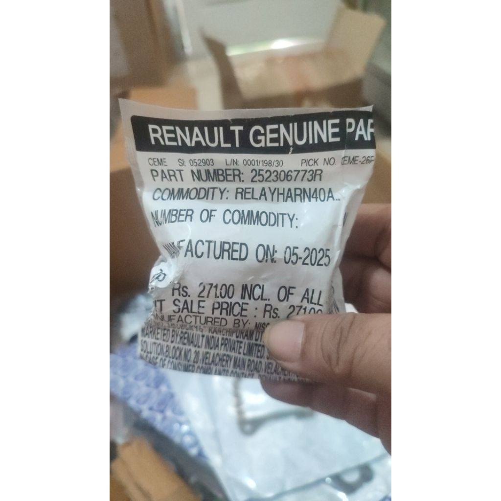 relay renault triber