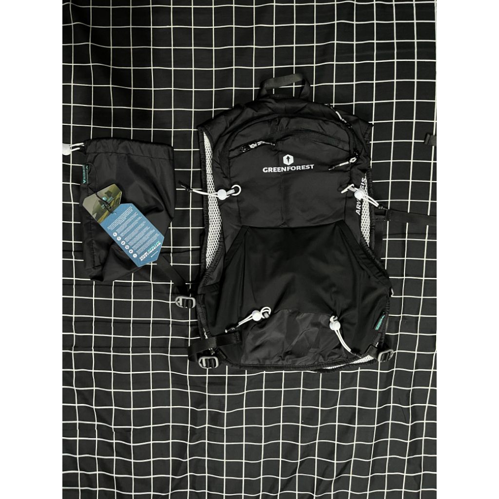 hydropack GreenForest hitam 10l