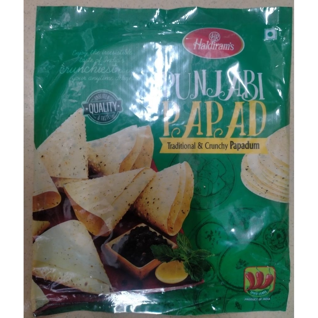 

Haldiram Punjabi Papad 200gr