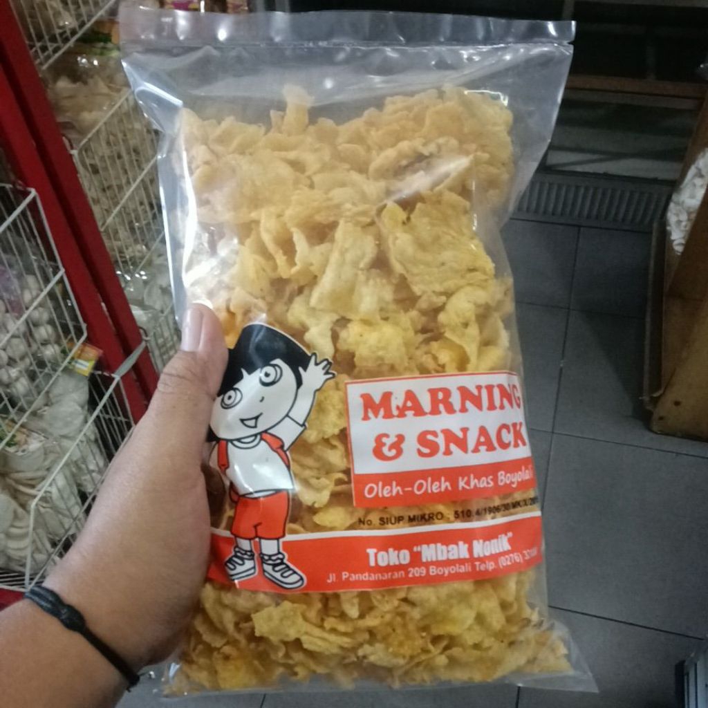 

Marning Gepuk / Emping Jagung