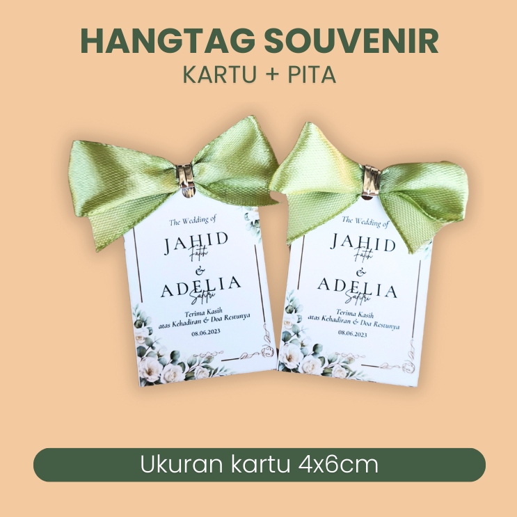 

UMNI Hangtag Souvenir Kartu + Pita