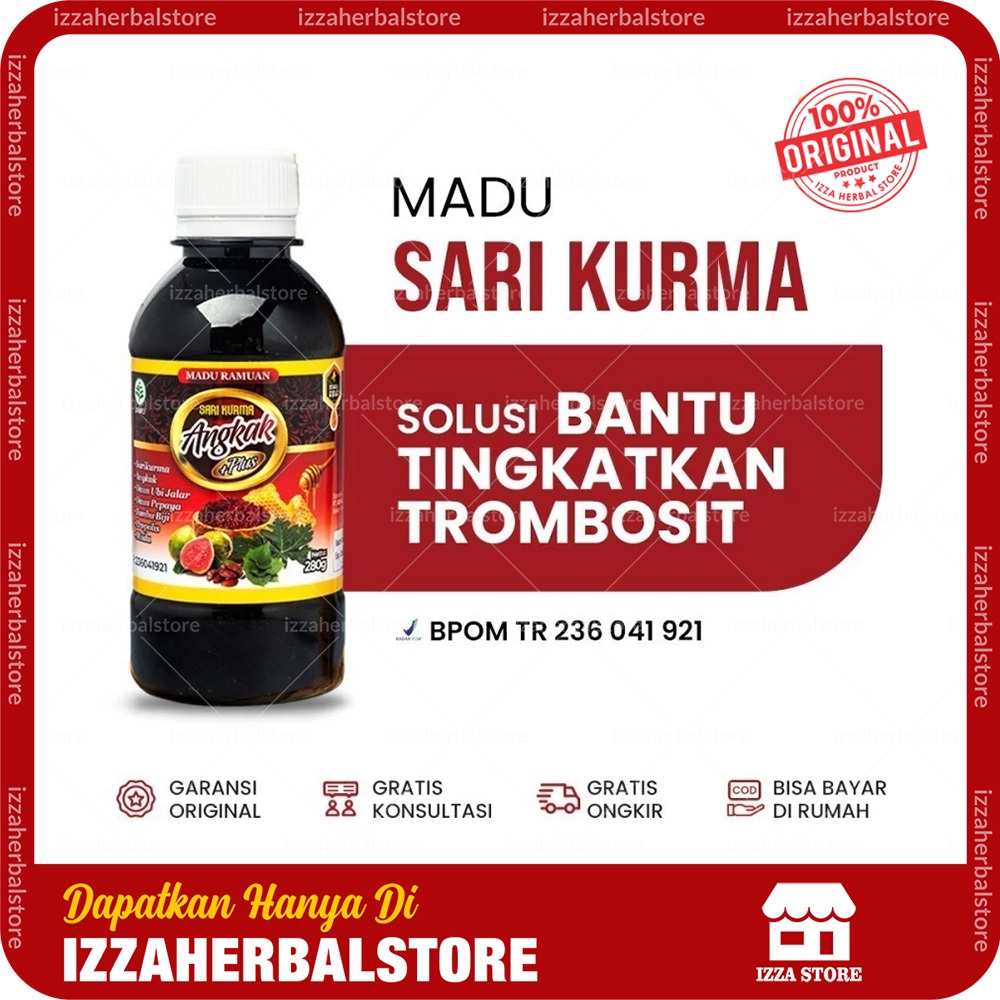 Madu Sari Kurma Angkak Plus Obat DBD Membantu Tingkatkan Trombosit