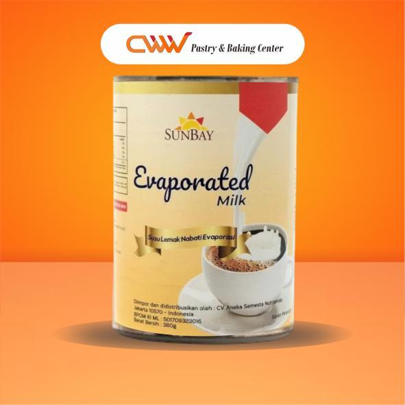 

Sunbay Susu Sapi Evaporasi Evaporated Milk Creamy 380g Campuran Minuman Kopi Teh Kue Dessert Es Buah