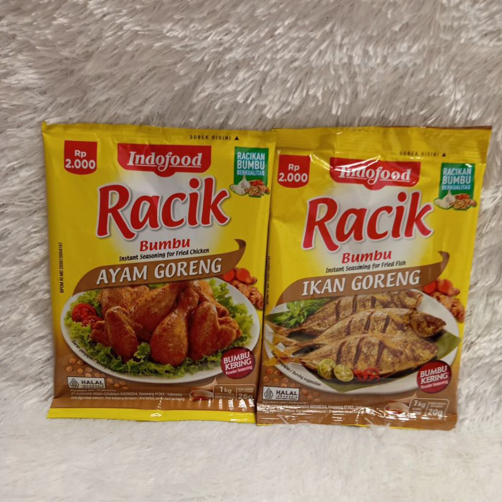 

racik bumbu ayam goreng & ikan goreng