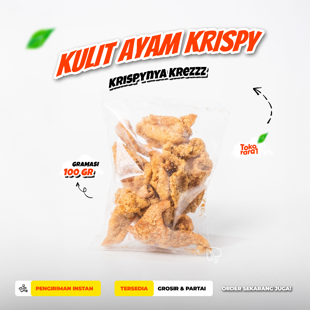 

Kulit Ayam Crispy Original 100gr