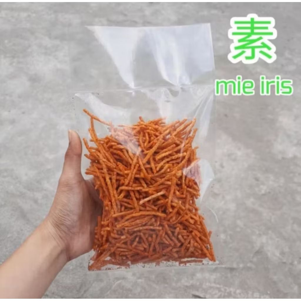 

Cemilan Mie Iris Vegan 100gram