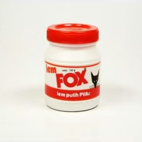 

LEM FOX PVAC 150g BOTOL LEM PUTIH UNTUK KAYU SLIME DAN LAIN LAIN