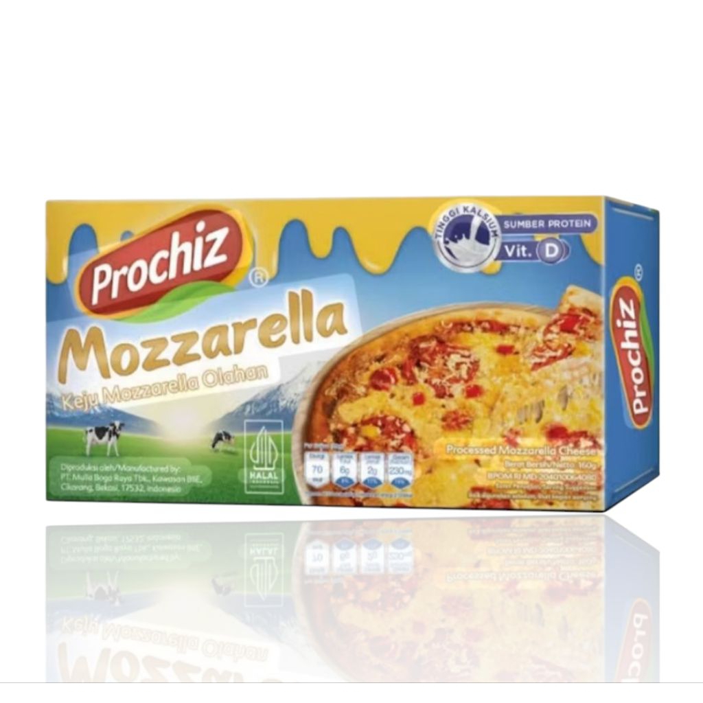 

Prochiz Mozzarella 160gr | Keju Mozzarella Olahan