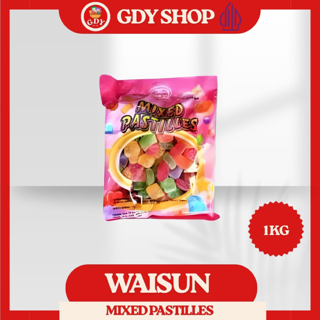 

Waisun Jelly Candy Mixed 1kg | Permen Jelly Rasa Buah | Campur