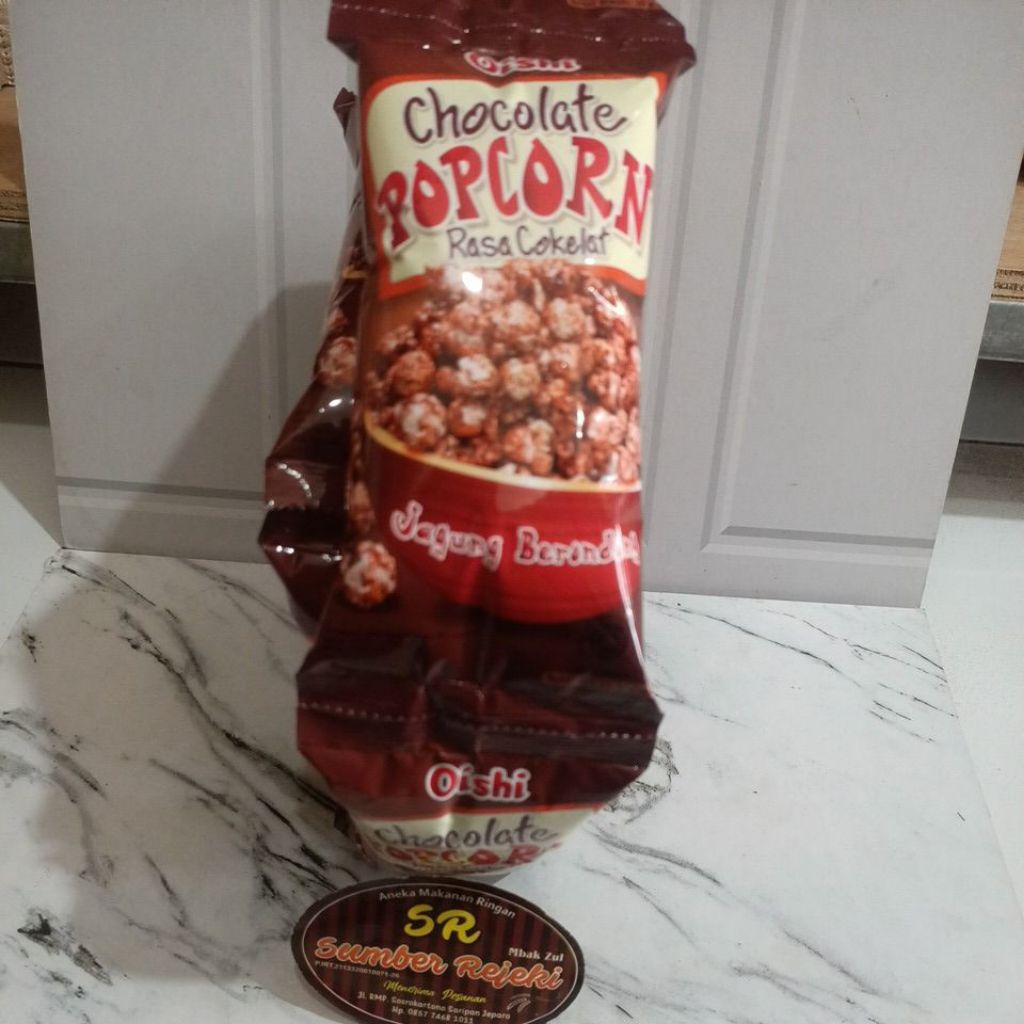 

OISHI CHOCOLATE POPCORN ISI 10 Pcs