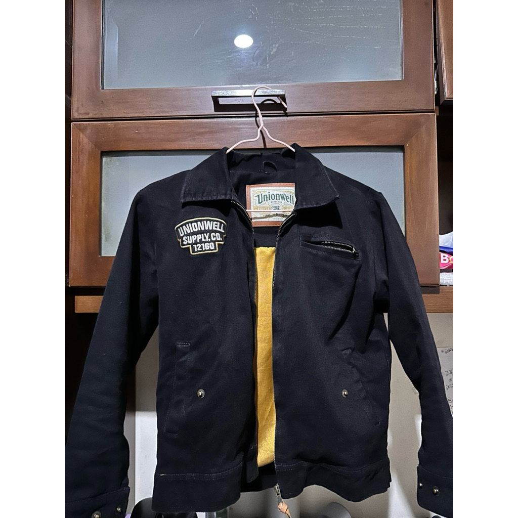 Unionwell Work Jacket Zip Code Black - Size S