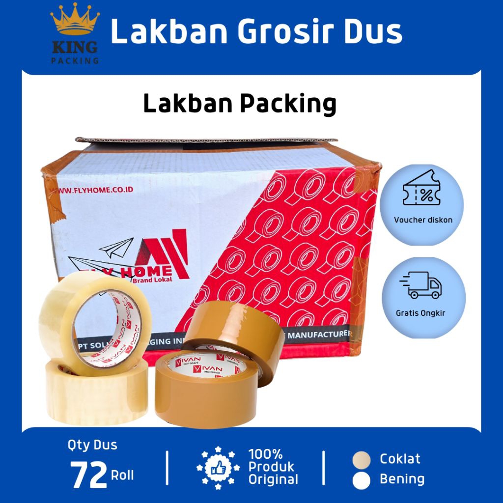 

Lakban Grosir Dus Bening Dan Coklat Harga Per Dus