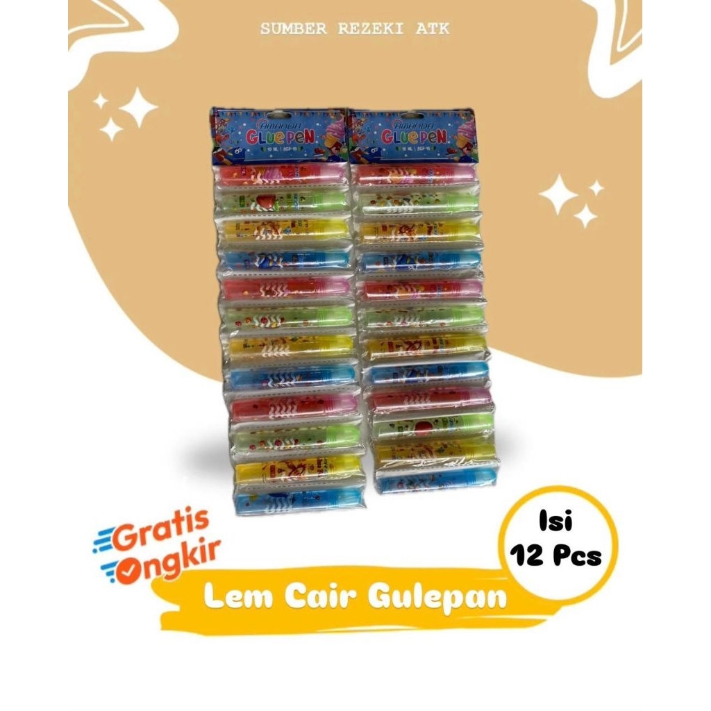 

Gluepan Lem Cair Renceng (Isi 12 Pcs)