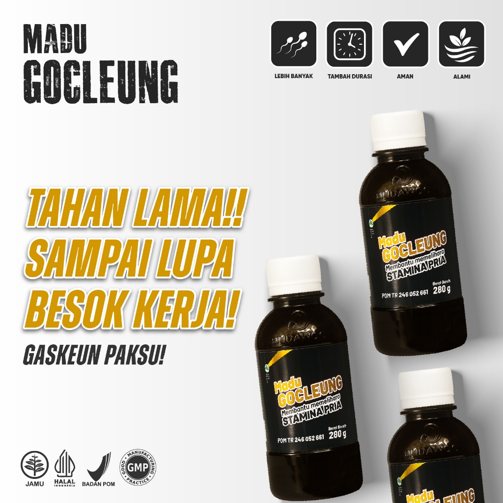 3 Botol | Madu Premium Gocleung Madu Pria Dewasa Stamina BPOM