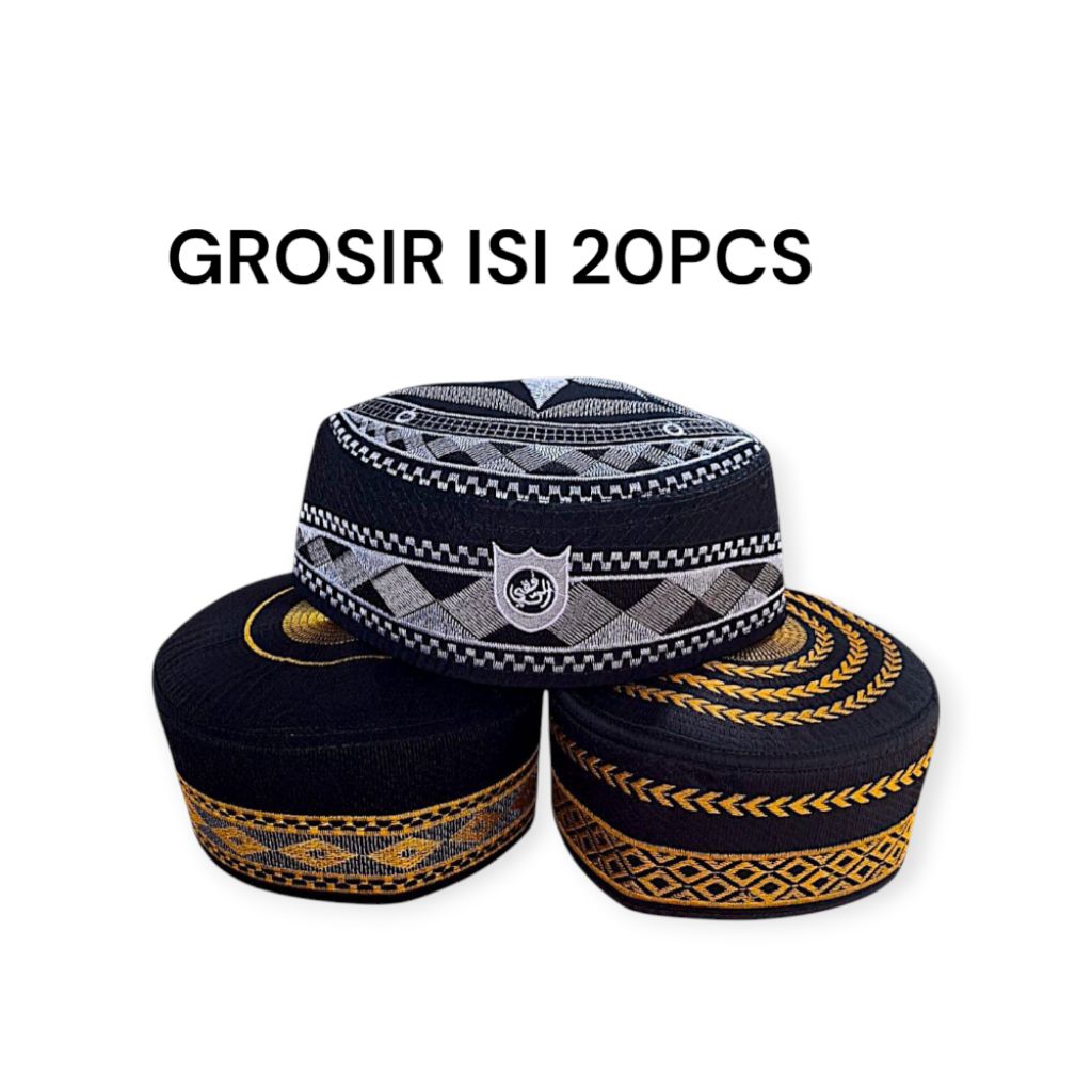 (GROSIR ISI 20PCS) PECI/KOPIAH BUGIS/PECI UST.ADI.HIDAYAT