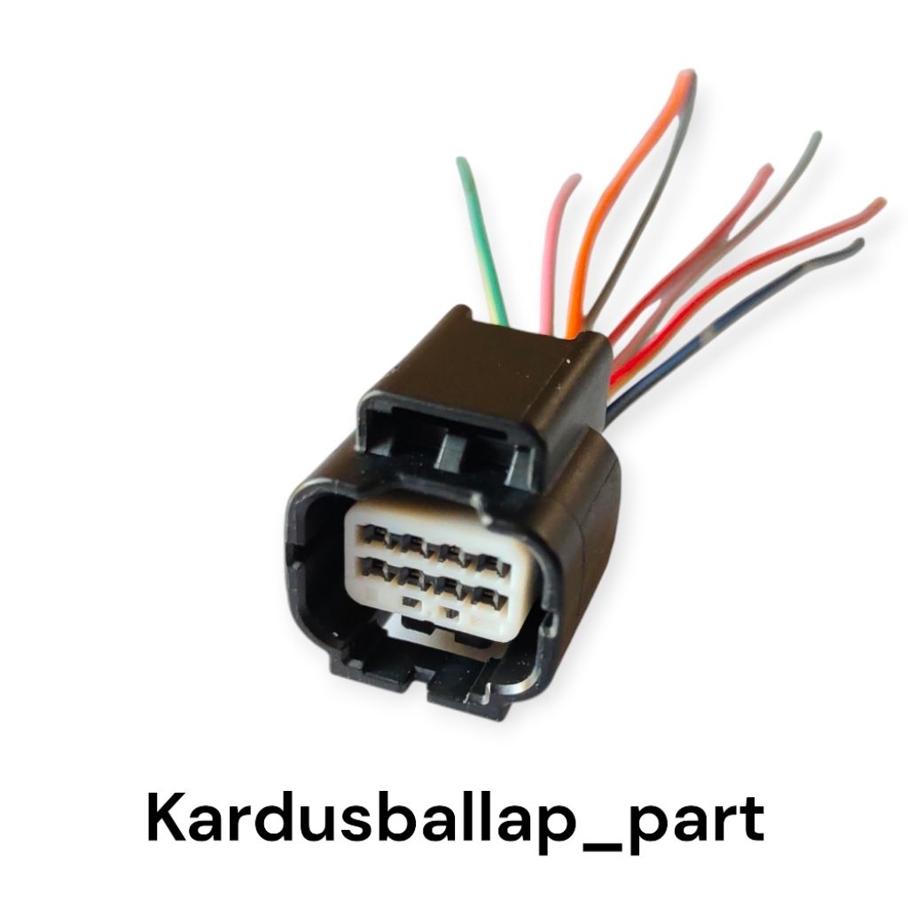 Soket kabel lampu depan pin 8 fi honda Vario 125 vario 150 pcx 150 led 8 pin