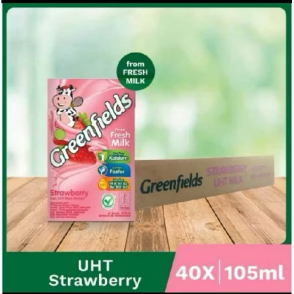 

Susu Greenfields Stroberi Kartonan 40x105ml