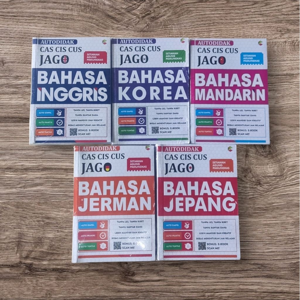 AUTODIDAK CAS CIS CUS JAGO ( BAHASA JERMAN -BAHASA INGGRIS - BAHASA KOREA -BAHASA JEPANG -BAHASA MAN