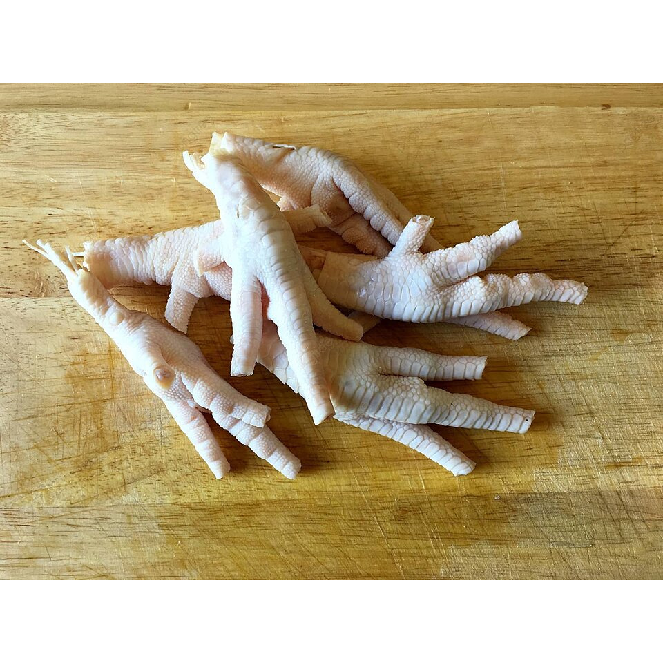 

Ceker ayam tanpa kuku frozen 1kg dan 500g