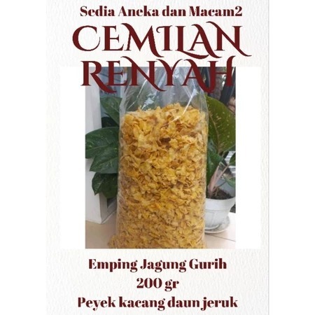 

emping jagung kripik jagung pedas manis