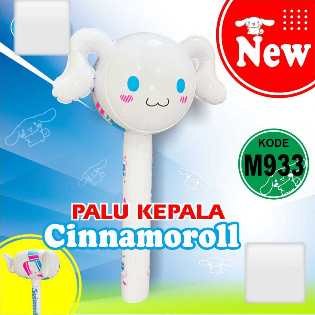 PM PROMO COD MAINAN BALON TIUP PALU KEPALA KARAKTER LABUBU CINAMOROL MAINAN TIUP PALU// Mainan Palu 