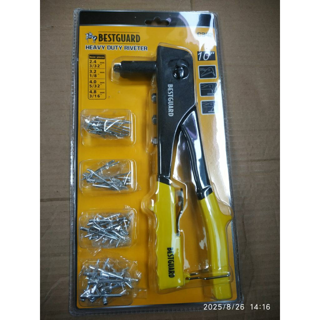 Tang Rivet Bestguard  10inc plus mata rivet