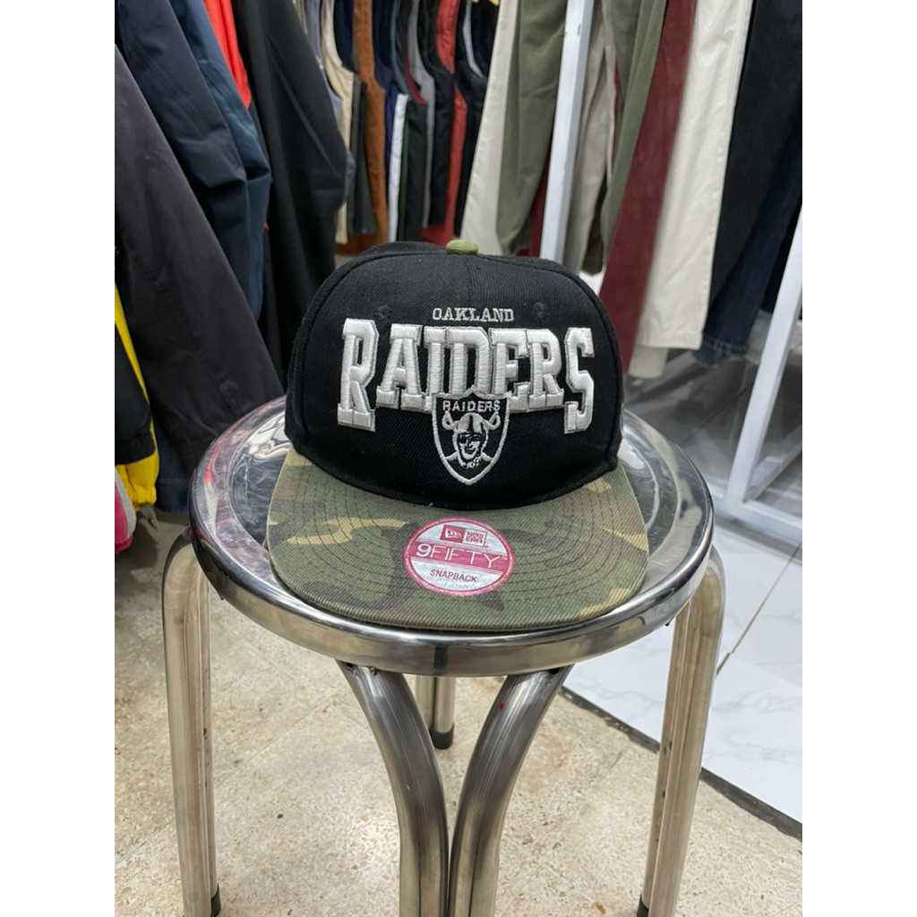 NEWERA X NFL RAIDERS CAMO SNAPBACK