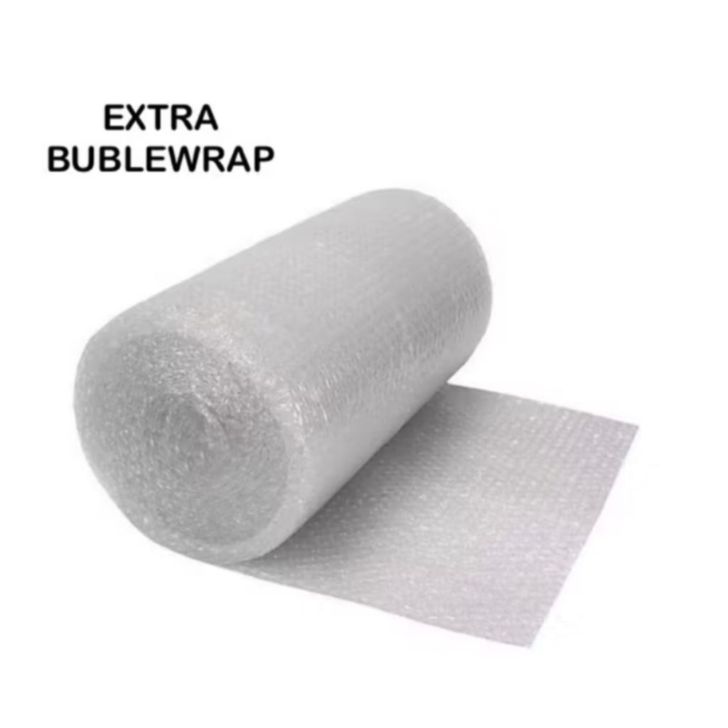 

Extra Bubble wrab tambahan untuk packing aman