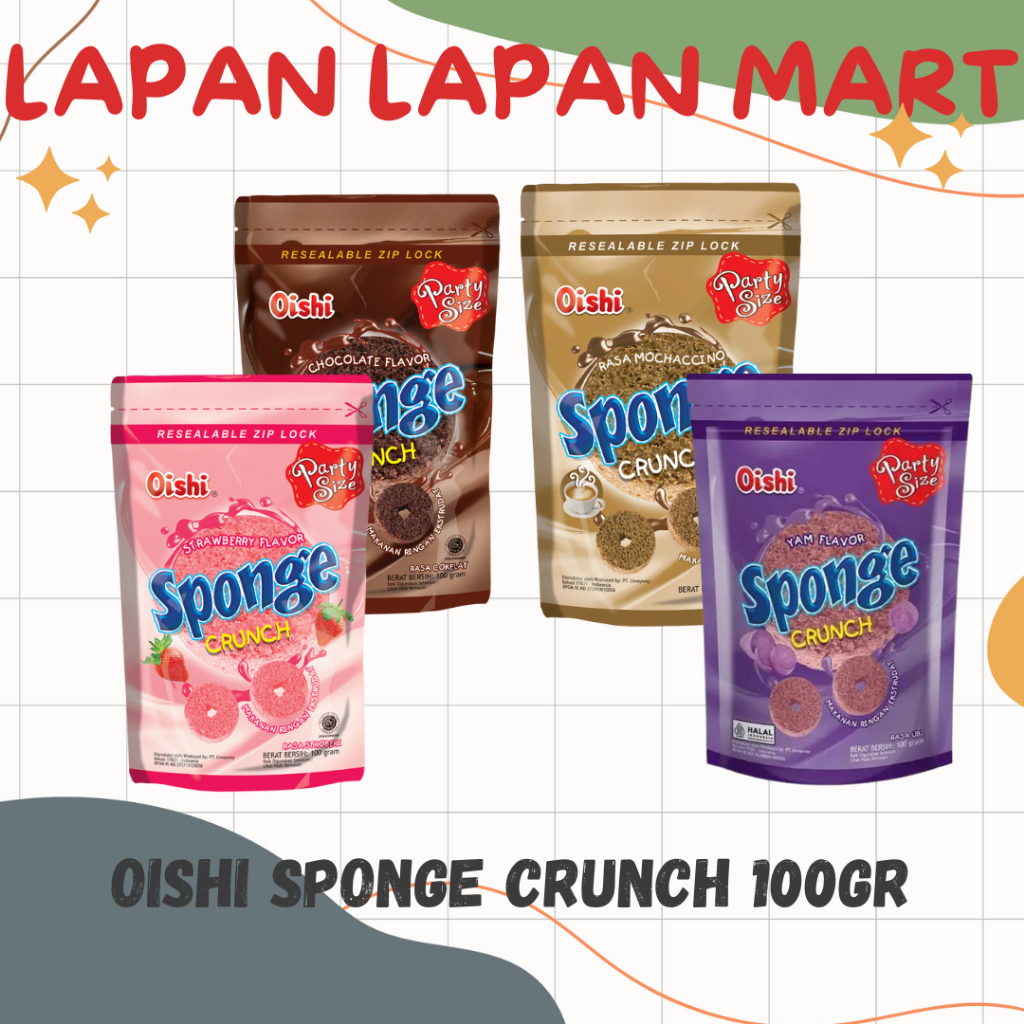 

Oishi Sponge Crunch 100gr Snack Sponge