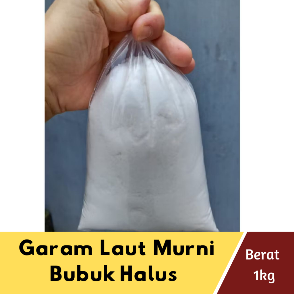 

Garam Laut Halus 1Kg – Garam Laut Asli Murni