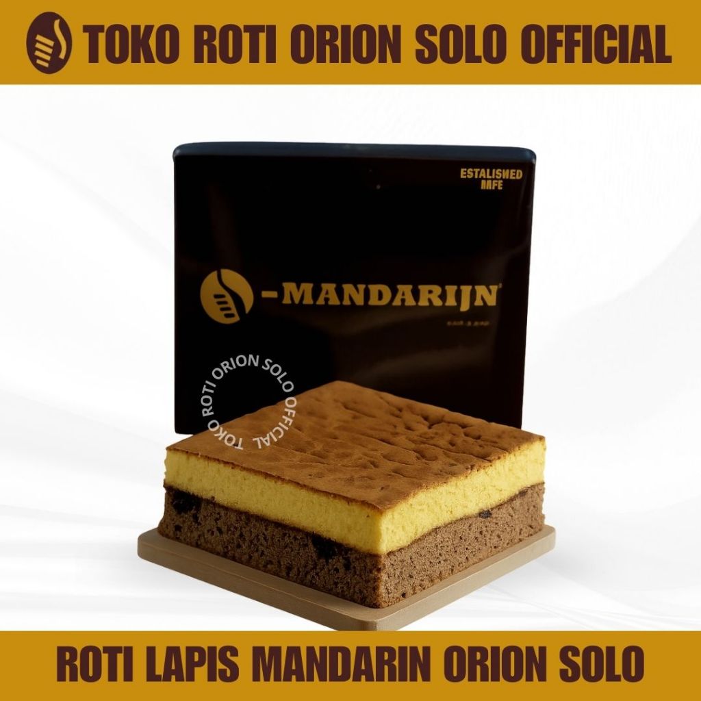 

Roti Lapis Mandarin Orion Solo / Mandarijn Orion Solo / Spikoe Mandarin Orion Solo