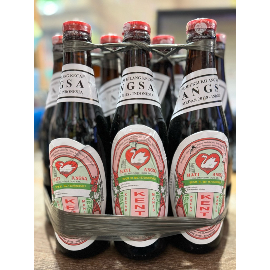 

Kecap Manis Angsa 300ml (tutup Merah) @ 12 botol kaca / 1 lusin